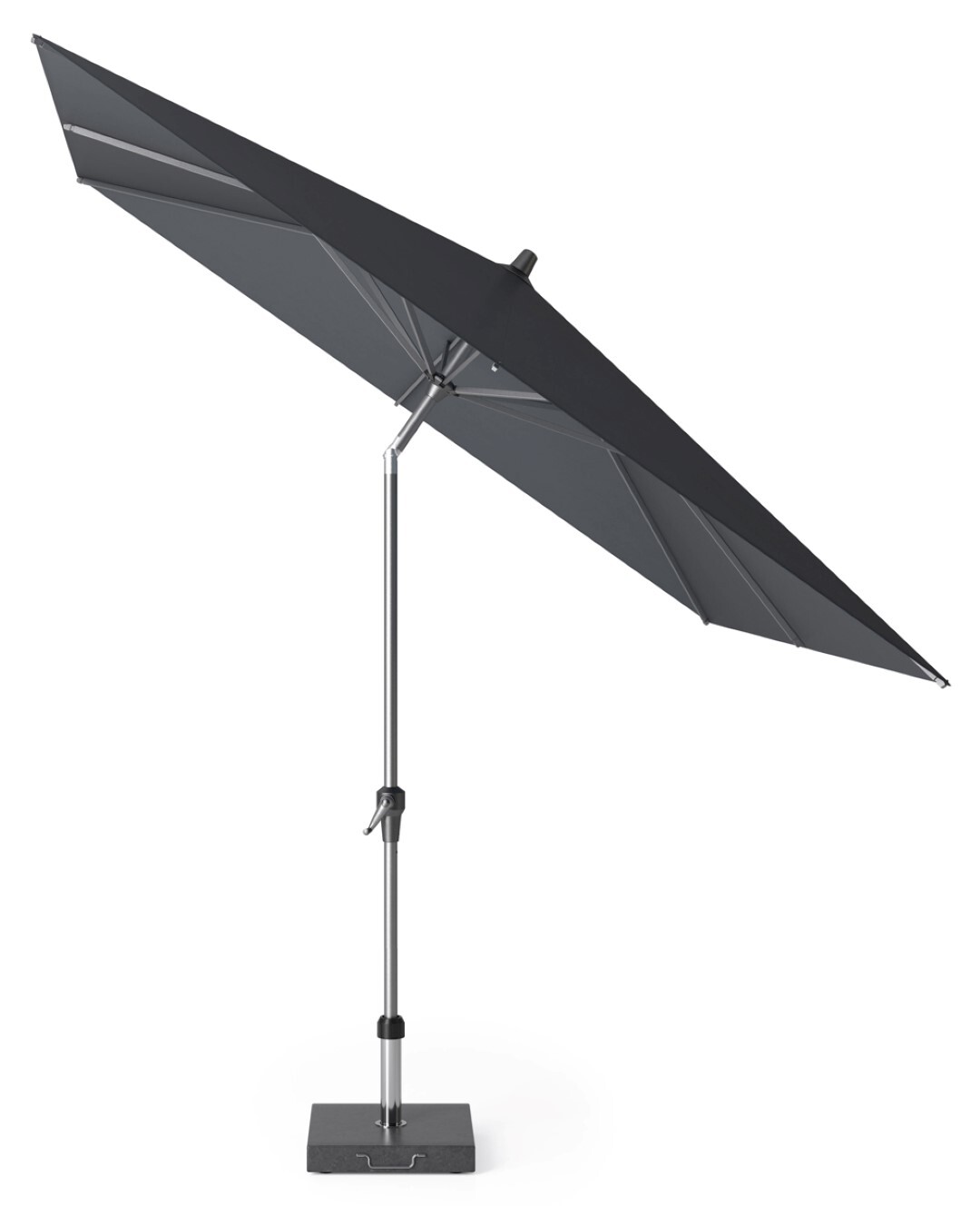 Platinum Riva parasol 250x250 cm antraciet met kniksysteem