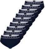 Schiesser Heren Rio-slip / Onderbroek 9 Pack 95/5 Katoen Donkerblauw M