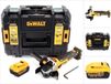 DeWalt DCG 405 NT accu haakse slijper 18V 125 mm borstelloos + 1x accu 4,0 Ah + TSTAK