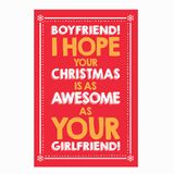 Vriendje Jam And Toast Kerstkaart Awesome, Boyfriend, 159 x 235 mm