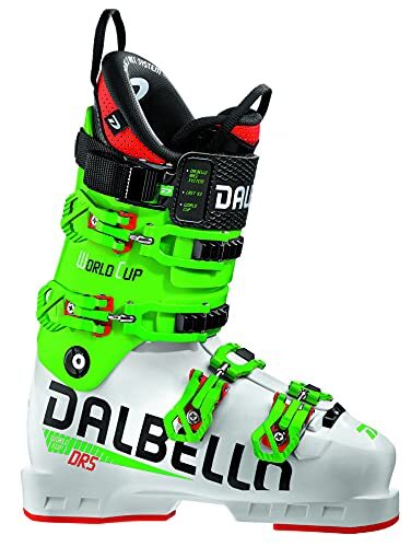 Dalbello DRS WC SS UNI skischoenen voor volwassenen, wit/race groen, 23,5