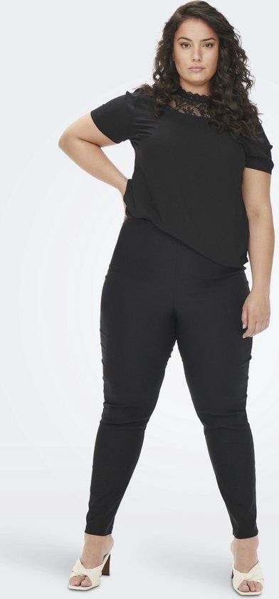 Only Carmakoma Carlila Broek/Legging Maat 54 Zwart