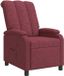 vidaXL - Relaxfauteuil - Wijnrood - Stof