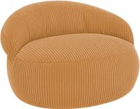 Bananair - Zitzak XXL - Afneembare hoes - Ribfluweel - Zitzak Volwassenen & Tieners - 110x100 cm - Geel