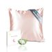 townssilk Kussensloop 100% pure moerbeizijde, 19 momme, dubbelzijdig, ter bescherming van haar en huid, verborgen ritssluiting, draaddichtheid 600, 1 stuk, 65 x 65 cm, roze (dusty pink)