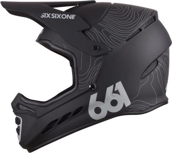 SixSixOne RESET MIPS Helm Contour Black - XXL - Black