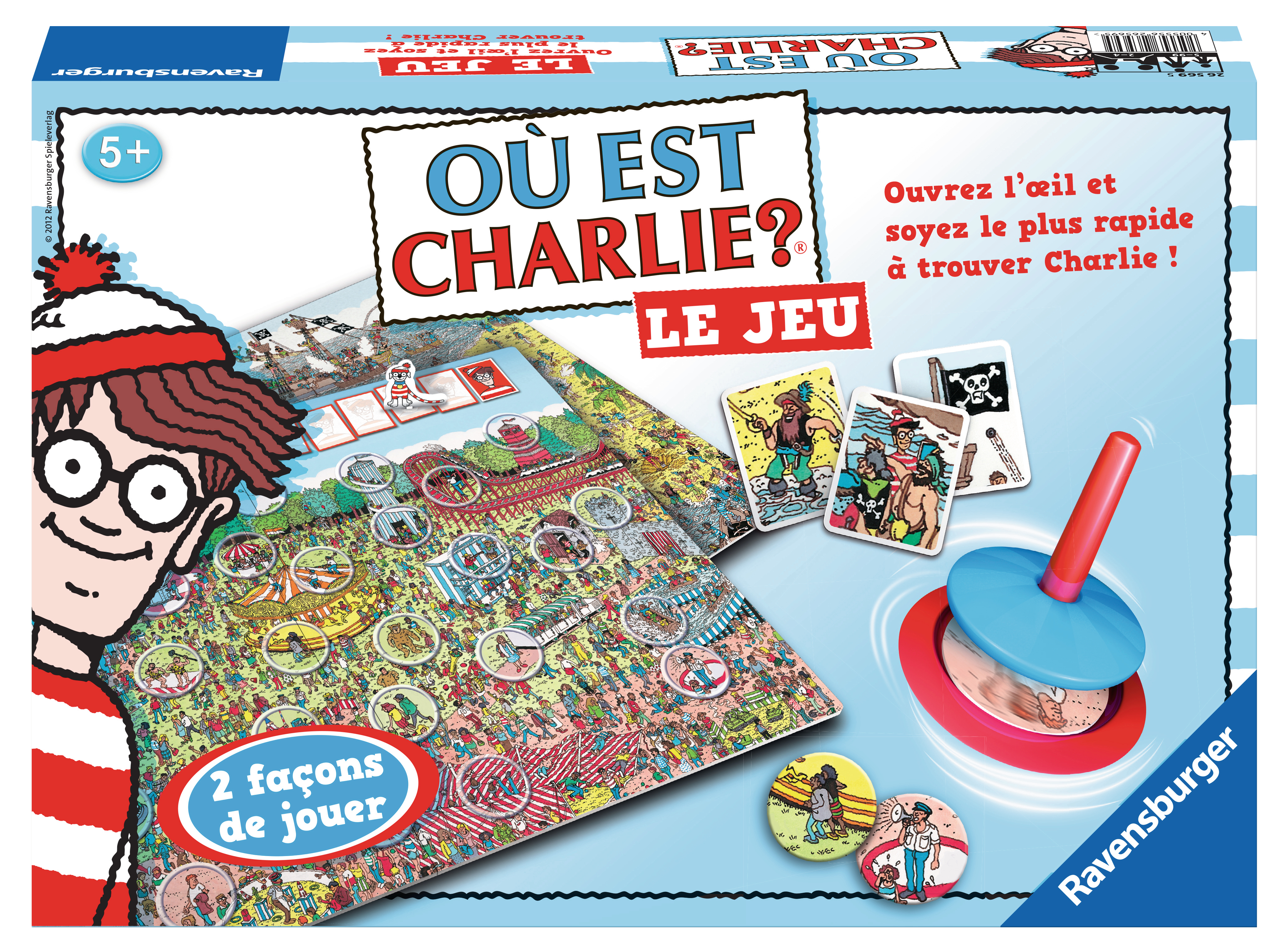 Ravensburger 26569 – Gesellschaftsspiel – Wo ist Charlie?