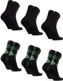 DANISH ENDURANCE Bamboe Sokken - Ademende Antizweet Sokken Zacht - Unisex - 6 Paar - Maat 39-42
