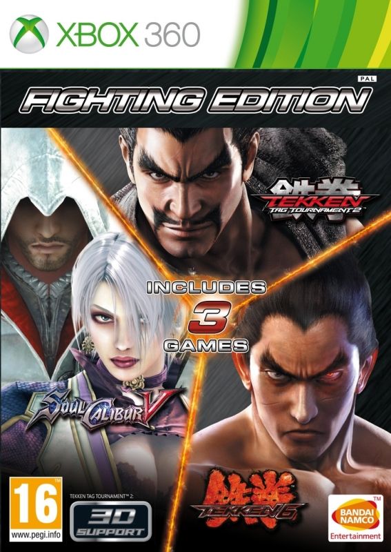 Namco Bandai Fighting Edition (Tekken 6/Tekken Tag Tournament 2/Soul Calibur V) - Xbox 360