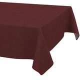 ANRO Tafelkleed Effen linnenlook Meerkleurig 140x120cm Met sierband Afwasbaar Waterafstotend