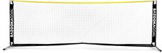 Bazooka Voetbaltennisnet - Zwart - Composiet - 120x20x180 cm - Inclusief tas