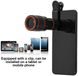 Dailygoody - Téléobjectif - grossissement 12x - Accessoire pour smartphone