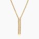 Collier Jerry Or Jaune Oxyde De Zirconium