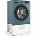Merkloos Relaxdays Wasmachineonderstel - wit - 63x31x54 cm