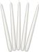 Merkloos Partydeco Dinerkaarsen - parel wit - 10x stuks - 24 cm - 5 Branduren