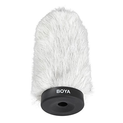Boya BY-P160 Furry Outdoor Interview windscherm mof voor Shotgun kapitor microfoon (binnendiameter 6,4 inch)