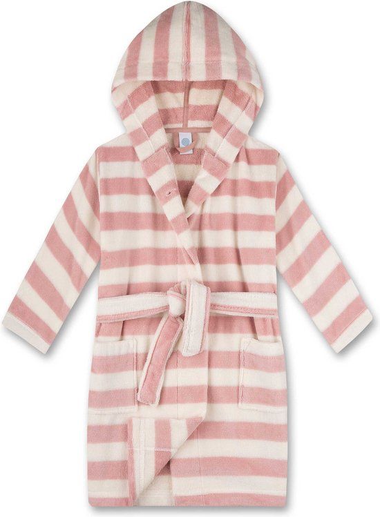 Sanetta Meisjesbadjas roze gestreept | Maat 164
