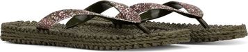 Ilse Jacobsen Claquettes avec mélange paillettes CHEERFUL12H - 410 Army