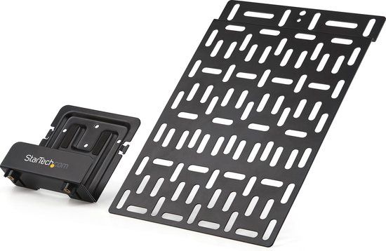 StarTech.com Universele Houder voor TV Accessoires - Beugel voor Media Player/Router/Modem/AV Switches & Extenders/CPU/Apple TV - Montage aan muur / achter TV - 5 kg - Zwart