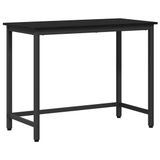 vidaXL Tafel Zwart Eiken 80 x 50 x 76,5 cm