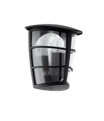 EGLO Aloria Buitenlamp - Zwart - E27 - Aluminium/Kunststof