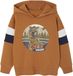 Vertbaudet Sweater met capuchon met geplaatste print