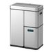 EKO Mirage 'plus Sensor Prullenbak 3 Vakken, 2 x 15 L & 30 L, Recycler Automatische Afvalemmer met Soft Close Deksel, 3 Binnenemmers, Keukenvuilnisbak 60 Liter, Afvalscheidingssysteem, mat RVS