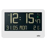 Braun BC14W-DCF Wand- en Tafelklok Radiogestuurde Klok Rechthoek Wit