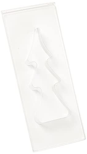 RAYHER Hobby 36063000 Gietvorm, dennenboom, 9,5 x 25 cm, diepte 3,5 cm, pet, beton gietvorm, om uit te gieten met creatief beton, raysin-gietpoeder, was, zeep