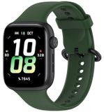 Wigento Honor Watch 5: Effen design, sluiting, zachte siliconen vervangende band, donkergroen