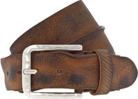 Vanzetti Leren Riem Denim Love 40mm Full Leather Belt W90 Cognac Bruine