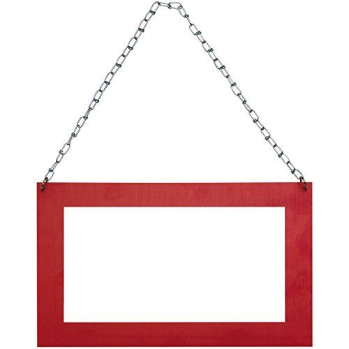 Aichberger LanggutTransport schild 40x25 cm | reflecteert | met 50 cm stalen ketting | 1 stuk