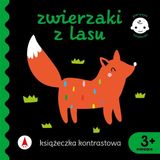 Wydawnictwo Skrzat Zwierzaki z Lasu - Babyboekje - Contrastkleuren - Twarda Omslag - 10 Pagina's