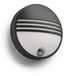 Philips Hue Philips myGarden Yarrow LED Outdoor Wall Light with Motion Sensor - Black