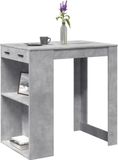 Maison Exclusive Tabouret de bar, couleur béton gris, 102 x 70 x 103,5 cm, bois composite