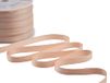 Furlanis - Dubbel satijnen lint, Italiaanse stof - zalm, 10 mm x 25 m