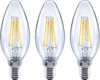 Sygonix SY-4945174 LED-lamp Energielabel E (A - G) E14 Kaars 4 W = 40 W Warmwit (Ø x h) 35 mm x 100 mm 3 stuk(s)