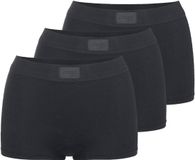 Sloggi Dames shorts slip 3 pack Double Comfort T Zwart XXL