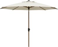 Madison Lissabon stokparasol Ø300 cm automatisch - mellow champagne olefin - teakhoutlook frame