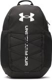 Under Armour Hustle Sport 6.0 Backpack-BLK Unisex Sporttas - Zwart - Zwart - Metallic Silver