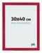 Your Decoration Cadre photo 30x40 cm MDF Rouge Bologna