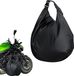 Allecto Plus - Sacoche étanche pour casque de moto en tissu Oxford - Noir
