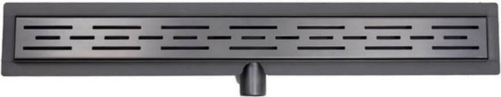 Wiesbaden Douchegoot - 70x7cm - Gunmetal - 33.4630