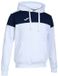 Joma Crew V Hoodie Wit/Blauw Jongen