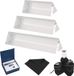 Allecto K9 Cristal Triangles Prismes - Accessoire de photographie - Lot de 3