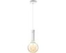 Home Sweet Home Hanglamp Marmer Saga Spiraal - Wit - E27 - Inclusief LED Lamp