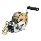 Wiltec handlier tot 720 kg met 10 m kabel, kabellier staalkabel 4:1 overbrenging lier manueel bosbouw