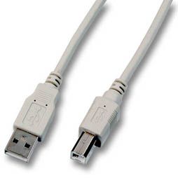 EFB ELEKTRONIK USB A - USB B Kabel - 3m - Grijs - K5255.3