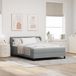 Maison Exclusive - Lit boxspring avec tête de lit, gris clair, 140 x 190 cm, rembourré