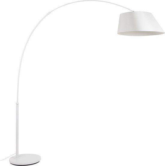 Zuiver Arc Vloerlamp - Wit - Booglamp - E27